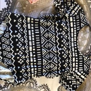 Black and white body suit! Worn once